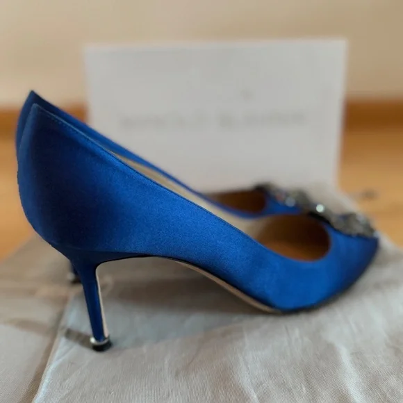 MANOLO BLAHNIK HANGISI 70MM Pump - Picture 2 of 7
